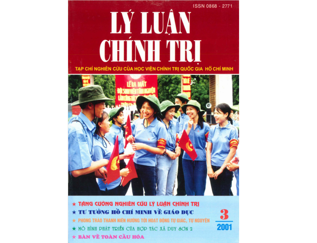 Tạp chí Lý luận chính trị số 3- 2001