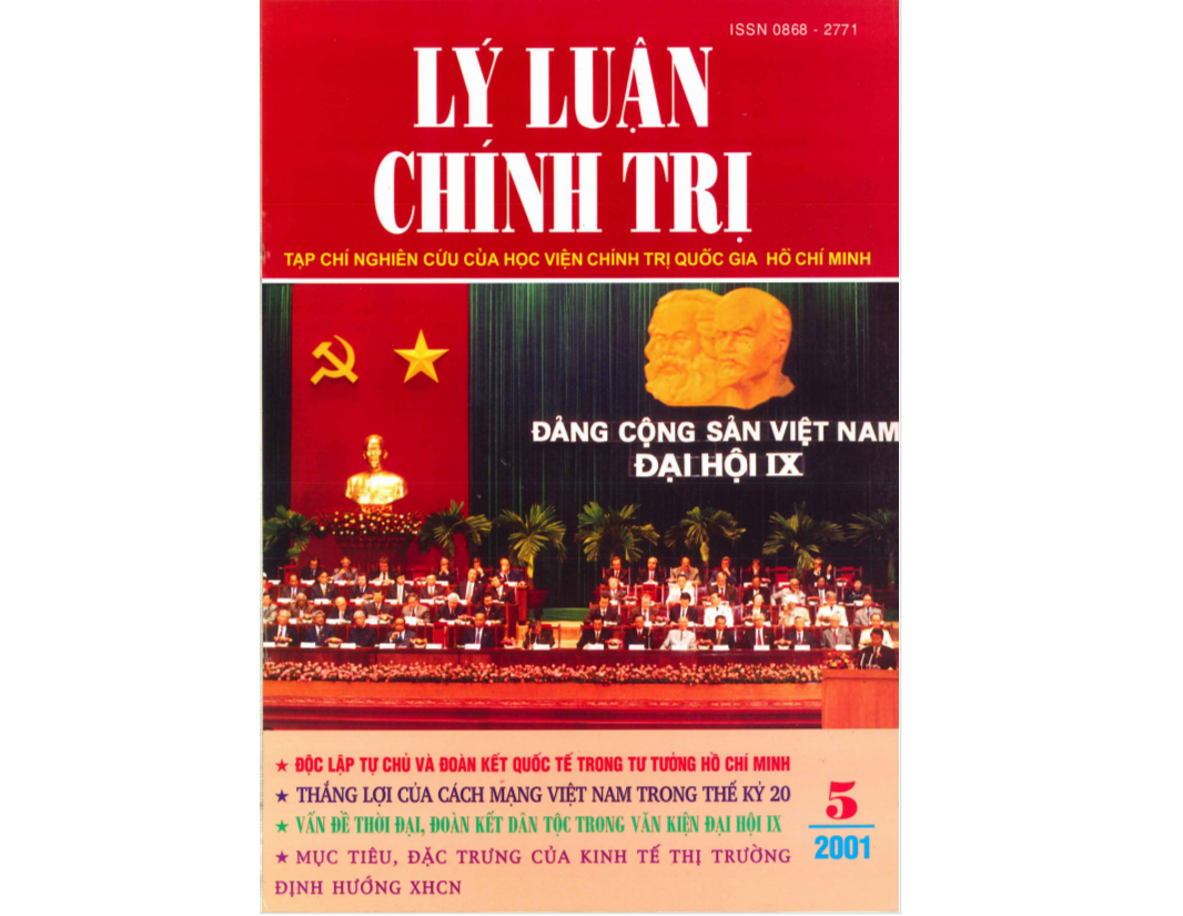 Tạp chí Lý luận chính trị số 5- 2001