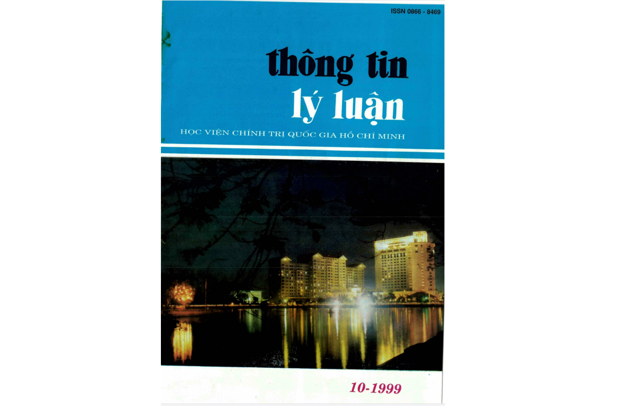 Tạp chí Thông tin lý luận số 10- 1999
