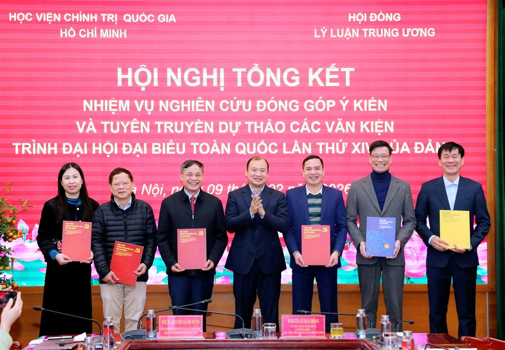 Hội nghị tổng kết nhiệm vụ đóng góp ý kiến và tuyên truyền Dự thảo các văn kiện trình Đại hội Đại biểu toàn quốc lần thứ XIV của Đảng