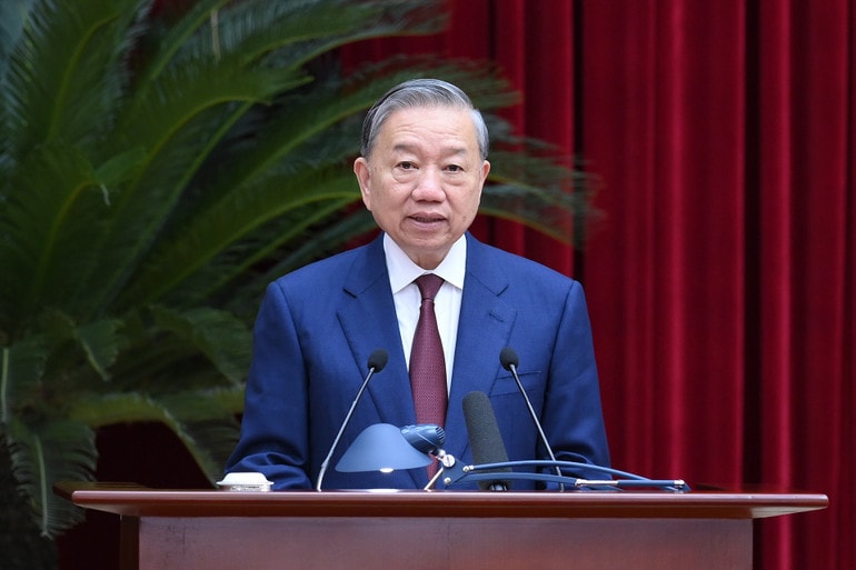 Toàn văn bài phát biểu bế mạc Hội nghị Trung ương 2 khóa XIV của Tổng Bí thư Tô Lâm