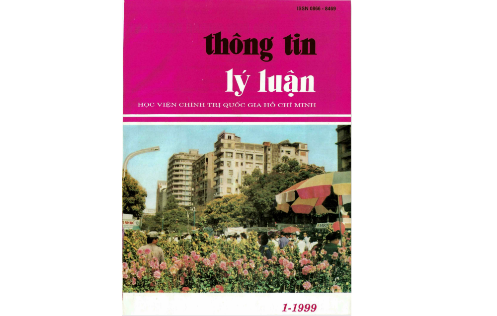 Tạp chí Thông tin lý luận số 1- 1999