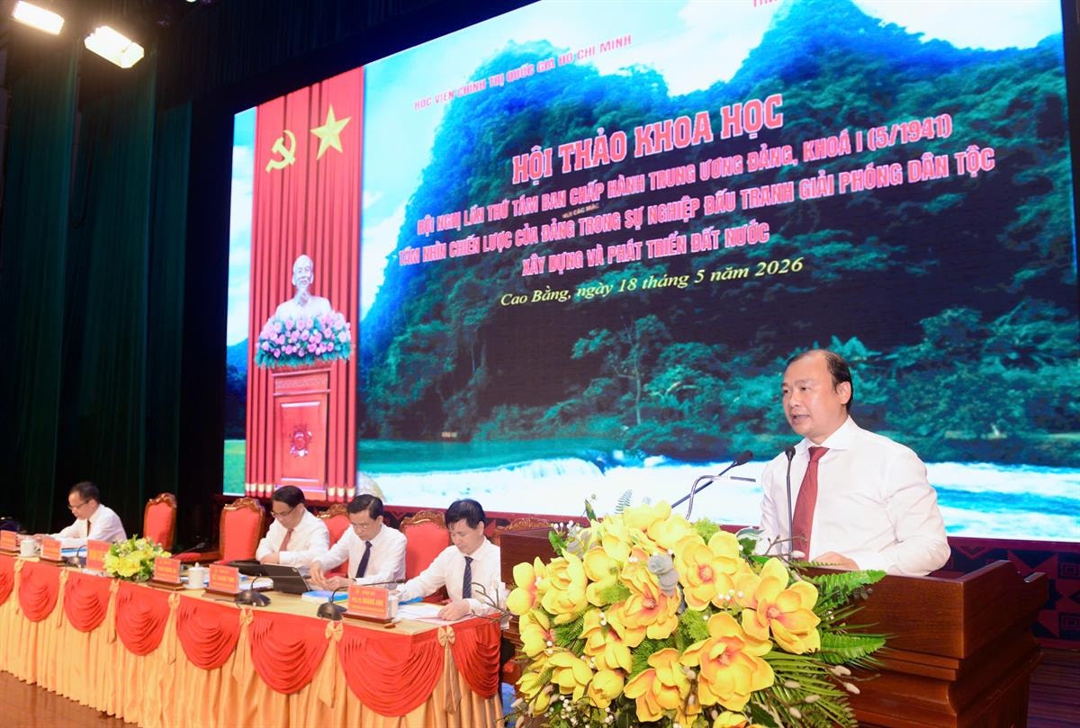 Hội thảo khoa học: “Hội nghị lần thứ tám Ban Chấp hành Trung ương Đảng, khóa I (5/1941): Tầm nhìn chiến lược của Đảng trong sự nghiệp đấu tranh giải phóng dân tộc, xây dựng và phát triển đất nước”
