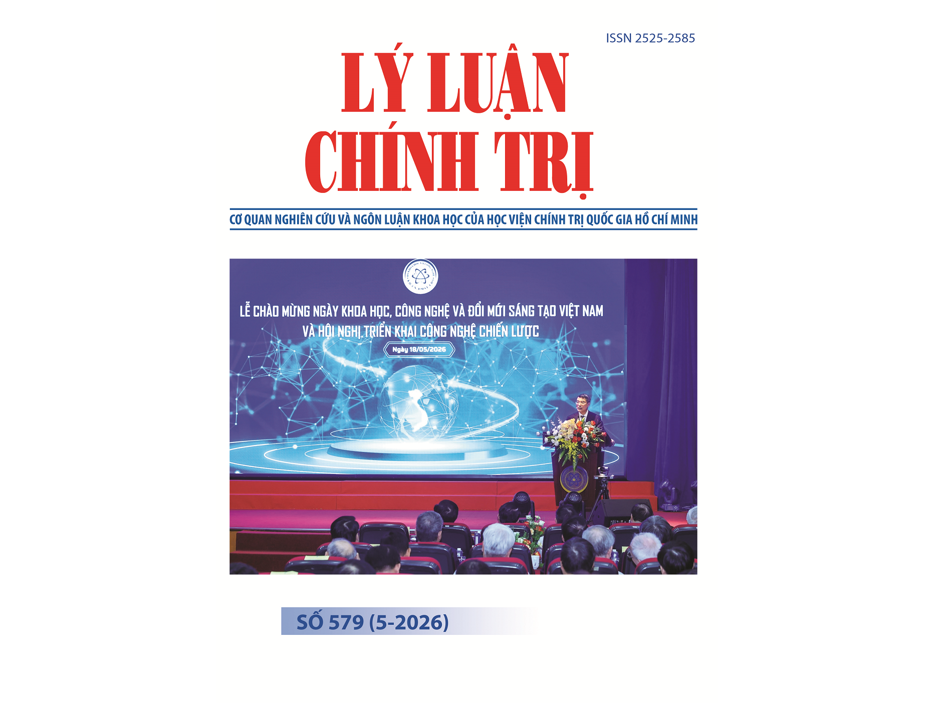 Mục lục Tạp chí Lý luận chính trị số 579 (5-2026)