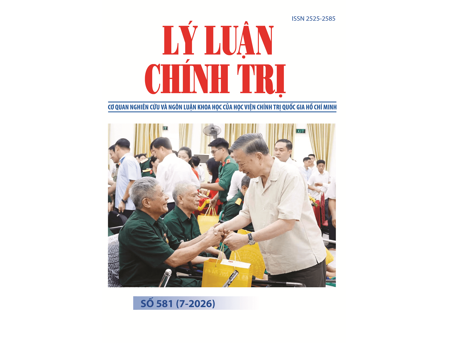 Mục lục Tạp chí Lý luận chính trị số 581 (7-2026)