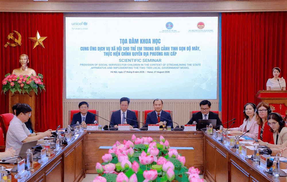 Tọa đàm khoa học: “Cung ứng dịch vụ xã hội cho trẻ em trong bối cảnh tinh gọn bộ máy, thực hiện chính quyền địa phương hai cấp”