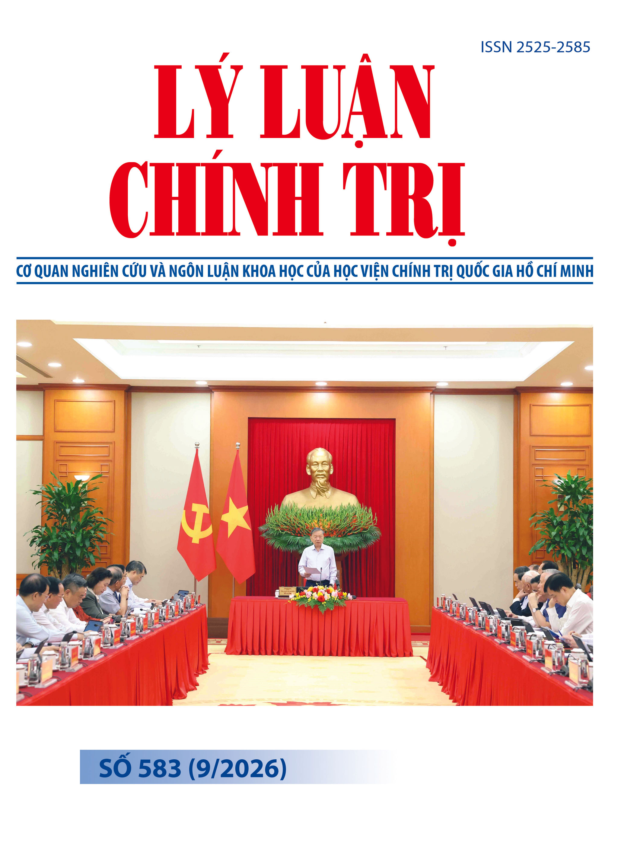 Mục lục Tạp chí Lý luận chính trị số 583 (9-2026)