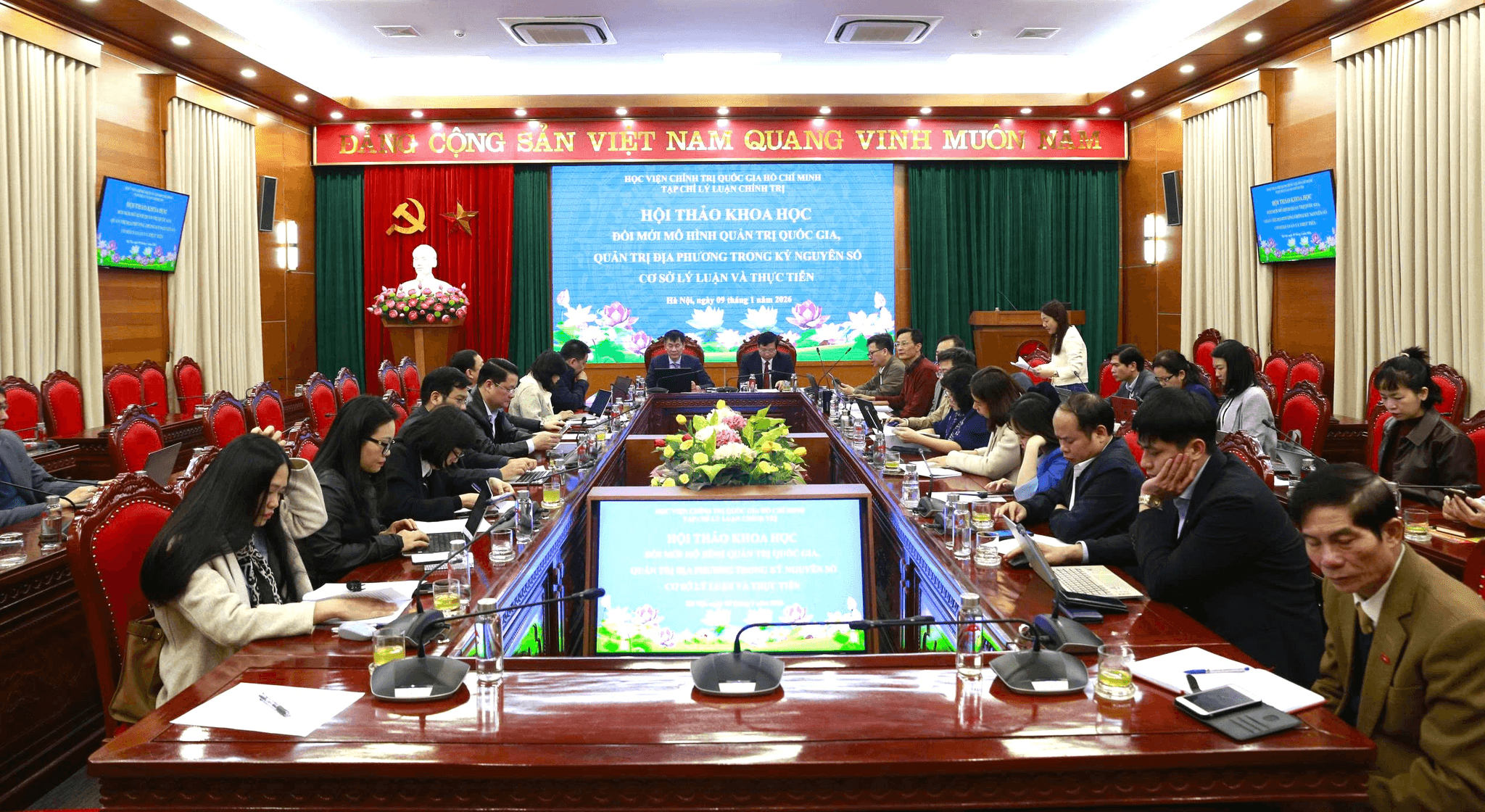 Tạp chí Lý luận chính trị đóng góp vào công tác thông tin khoa học, công bố kết quả nghiên cứu của học viện